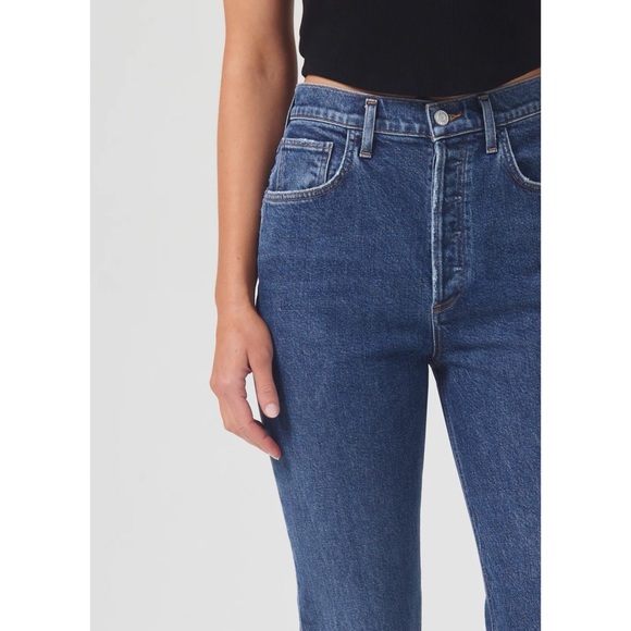 AGOLDE Riley High Rise Straight Crop Jean - Picture 3 of 14